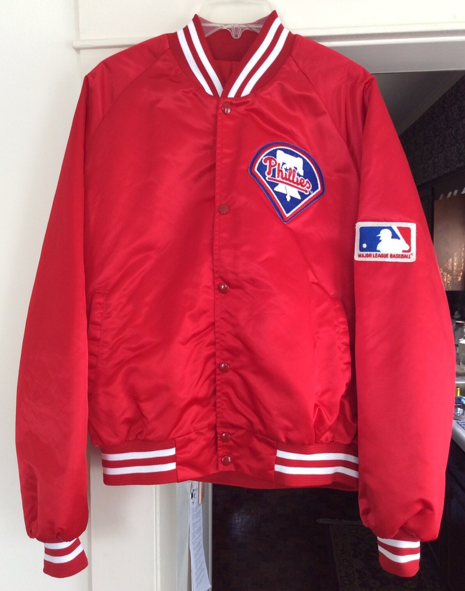 Vintage Philadelphia Phillies Jacket Satin MLB Chalk Line Vintage Philadelphia Phillies Jacket Satin MLB Chalk Line