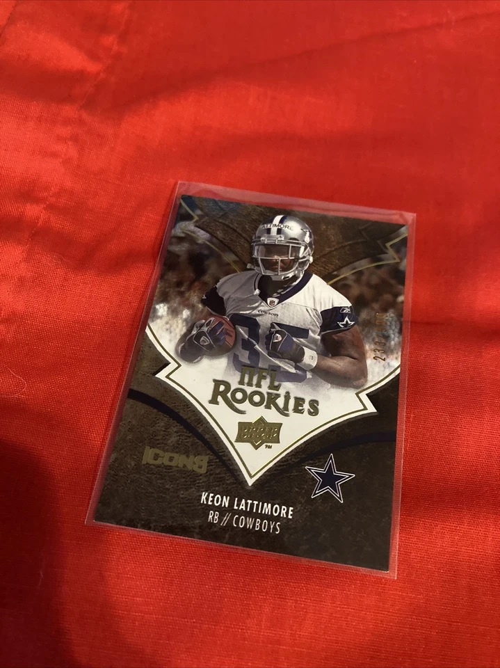 2008 Icons Upper Deck Keon Lattimore #236 233/999 Football Card - Image 3 of 3