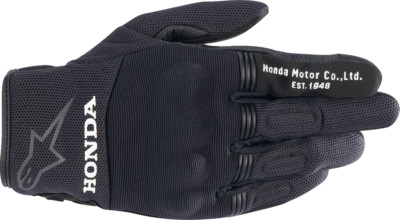 Alpinestars Honda Copper Gloves - Black - Honda Motor Co Ltd - Choose Size