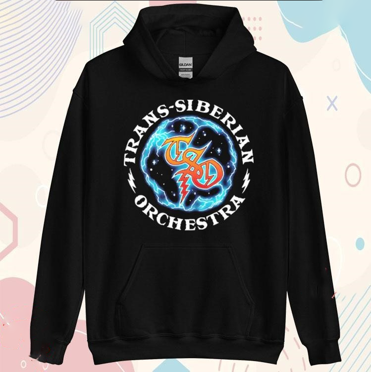 Trans Siberian Orchestra Lightning Logo Graphic Hoodie US Size Shirt