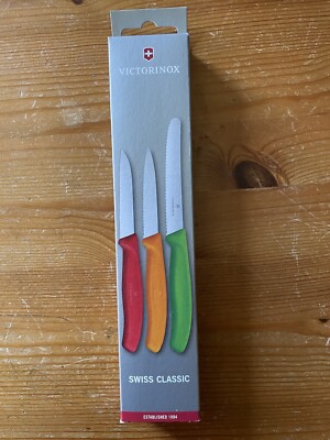 Victorinox Swiss Classic Messerset 3-teilig mehrfarbig Für Obst Gemüse 