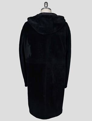 T31 zilli ジリー ジャケット 最高級 ファー付 フランス製 黒 Vintage Mens Zilli Leather & Fur Woven Bomber Jacket France