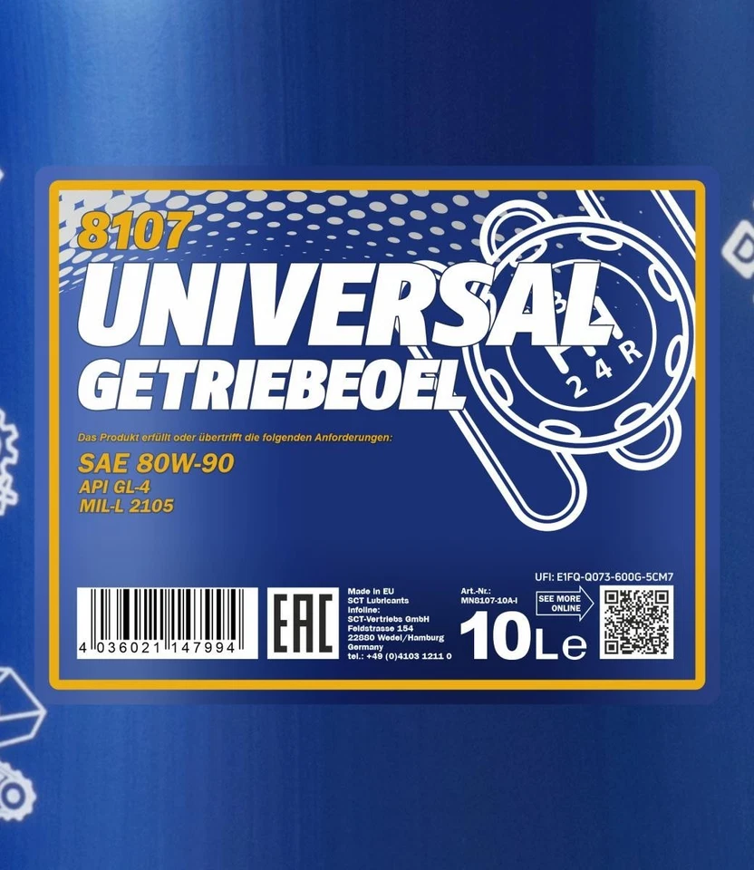 MANNOL Huile de transmission Huile de boîte de vitesse MN8107-10 pour VOLVO F10 - Photo 4/4