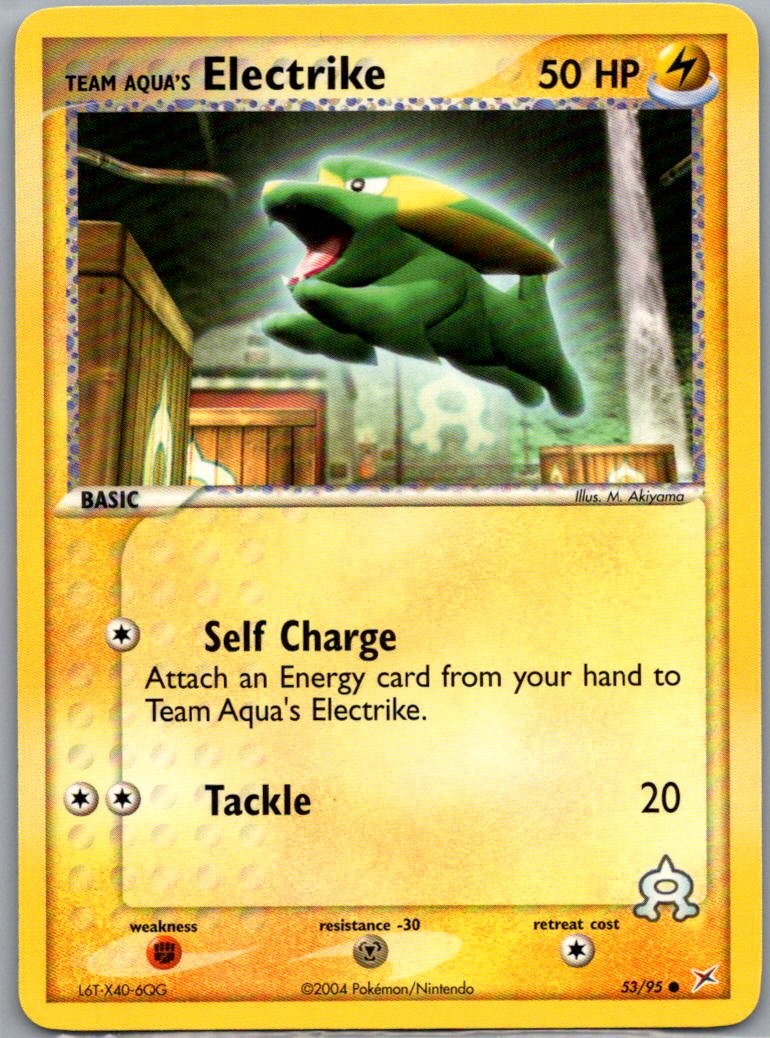 EX Team Magma vs Team Aqua #53/95 Team Aqua's Electrike