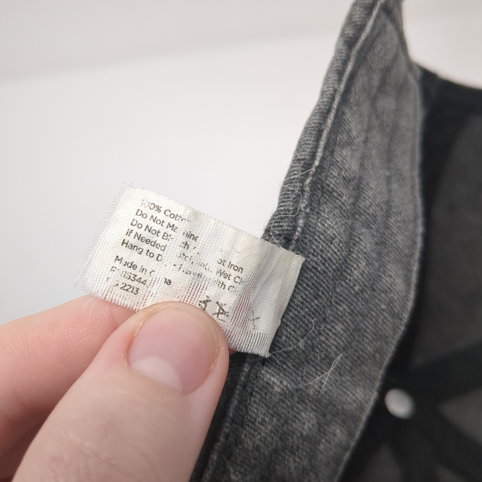 Alpha Phi Slideback Baseball Cap Gray One Size Ad… - image 9