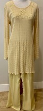 Shalwar Kameez 3pc Set Party Wear Straight Pants Duppata Size Medium Beading
