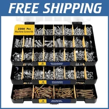 Sturdy Stackable Case - 2300-Pc Metric & SAE Assortment Kit