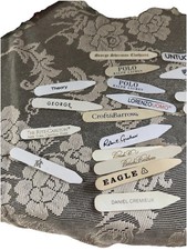 Collar Stays Vintage Plastic