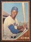 1962 TOPPS GEORGE ALTMAN (CHICAGO CUBS) #240 EX