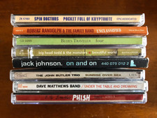 Jam Band CD Lot:Phish; DMB; Jack Johnson; Big Head; Blue Traveler; Spin Dr, more