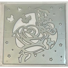 Metal Cutting Die Floral Butterfly Scrapbooking Rose Crafting by Unbranded