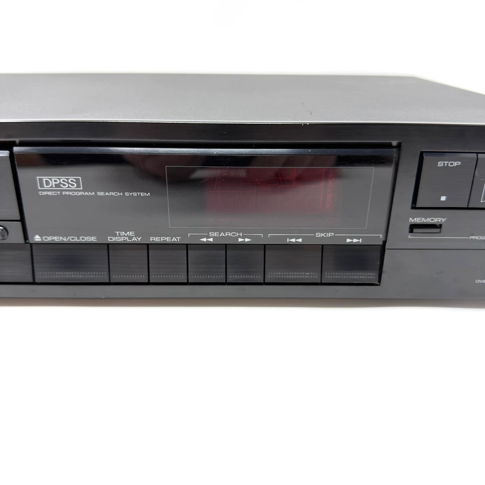 Kenwood DP47 Reproductor de Disco Compacto Negro Patín Lineal DPSS Japón Probado Funcionando Foto 3 de 4