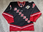 Burnaby Express BCHL Game Used Worn Hockey Jersey #7 - Size 54 (BLACK)