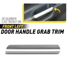 Silver Left Interior Armrest Pull Handle Grab Trim Molding For ford Escape 13-19