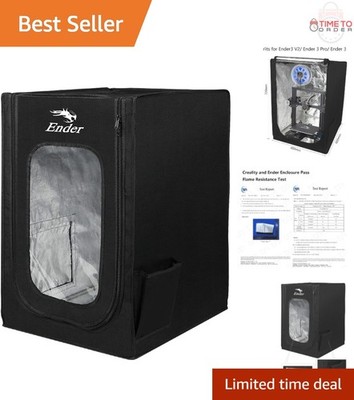Ender 3D Printer Enclosure Dustproof Fireproof Cover for Stable Printing