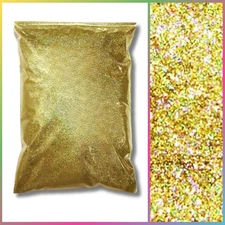 1 lb (454g) Gold Jewels Holographic Metal Flake - .008" Fine Premium Additive