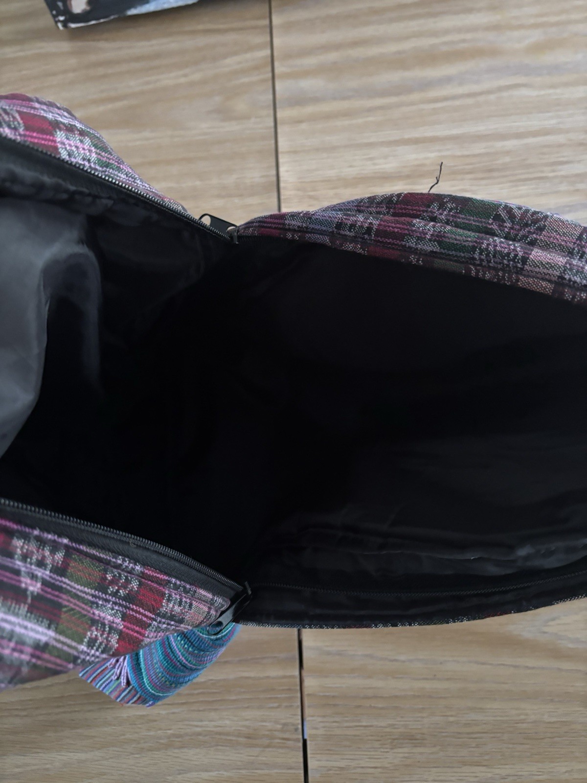 Chichi Patchwork Backpack Handmade Guatemala Hipp… - image 8