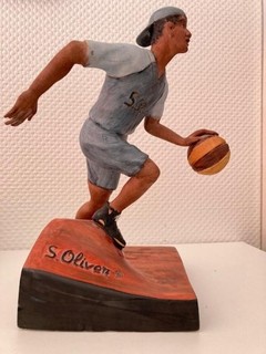 Werbefigur s'Oliver Basketball 1970 1980 wie neu