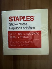 Sticky Note 3 x 3 Mix of Staples/Post-It Brand