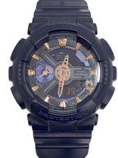 CASIO Quartz Watch / Analog /BLK/NVY/gma-s110cm//