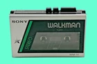 Sony WM-11 Vintage Walkman Stereo Cassette Player Tested Working Silver & Black