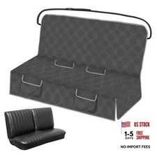 Dog Car Seat Cover for Bench Vintage/Classic Bench Seat No Headrest Charcoal
