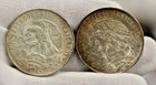 (2) 1968 Mexico Olympic .720 Silver 25 Pesos Olympic Coin Unc Toned — photo 2