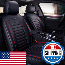 Otoez Car Seat Covers Full Set 5 Seats Faux Leather Seat Covers For Cars