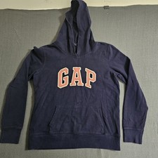Gap Medium Blue Hoodie Logo