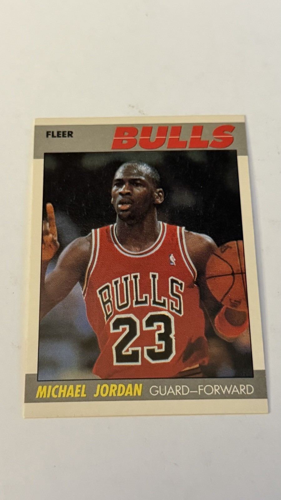 1987-88 Fleer Michael Jordan Card # 59 High Grade 