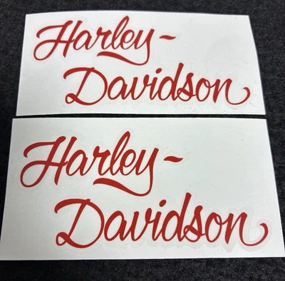 HARLEY DAVIDSON CUSTOM RED DECALS - Bild 1 von 3