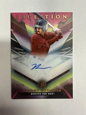 Roman Anthony 2023 Bowman Inception On-Card Auto Fuschia #’d /75 