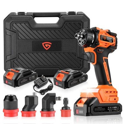 5-in-1 12-volt Max 3/8-in Keyless Brushless Cordless Drill One Click Switching