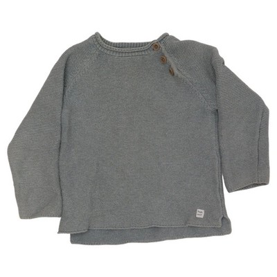 Zara Baby, Strickpullover, Größe: 98, Grau, Einfarbig, Unisex (Kinder) #NIA