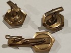 Royal flush cufflinks with tie Clip ANTIQUE VINTAGE over 50 Years Old — photo 4