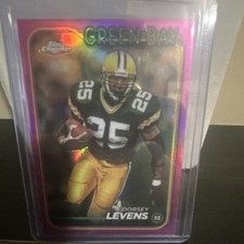 Topps 2024 Chrome Dorsey Levens #78 Green Bay Packers NFL Pink Refractor