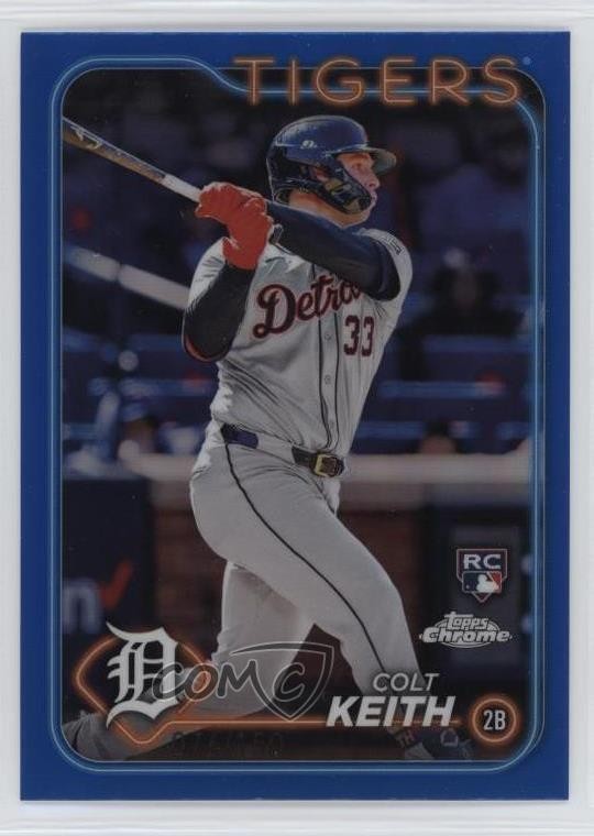 2024 Topps Chrome Blue Refractor 76/150 Colt Keith #2 g2u