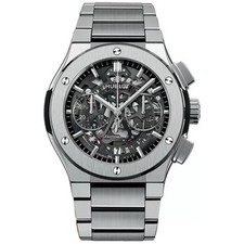 Hublot Classic Fusion Aerofusion 528.NX.0170.NX Titanium Skeletonized 45mm B&P