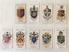 WILLS cigarette cards 'Borough Arms', 1906, 2nd Edition Nd. 101-150