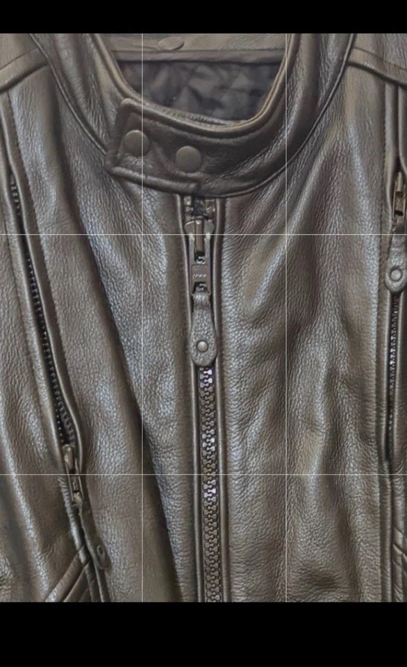 Vintage Black leather Motorcycle XL **FIRST GEAR  Thinsulate Removable- 5 VENTS - Image 4 of 4