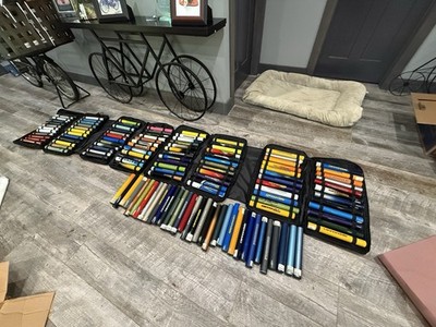 129 USED CANNONDALE VINTAGE PAINT TUBE SAMPLES SALES REP SAECO VOLVO BEDFORD USA