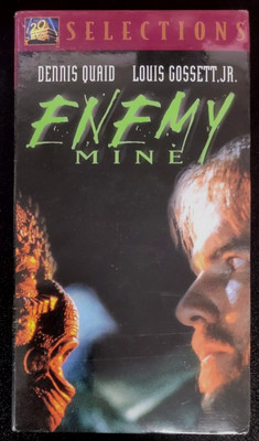 Enemy Mine on VHS, Sci-Fi, Dennis Quaid, Louis Gosset Jr. Factory Sealed