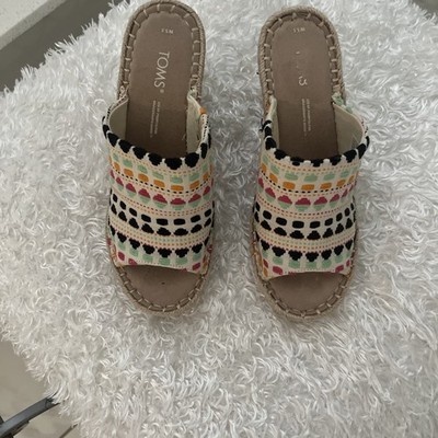 Toms Print , Multi Colored 4  Platform