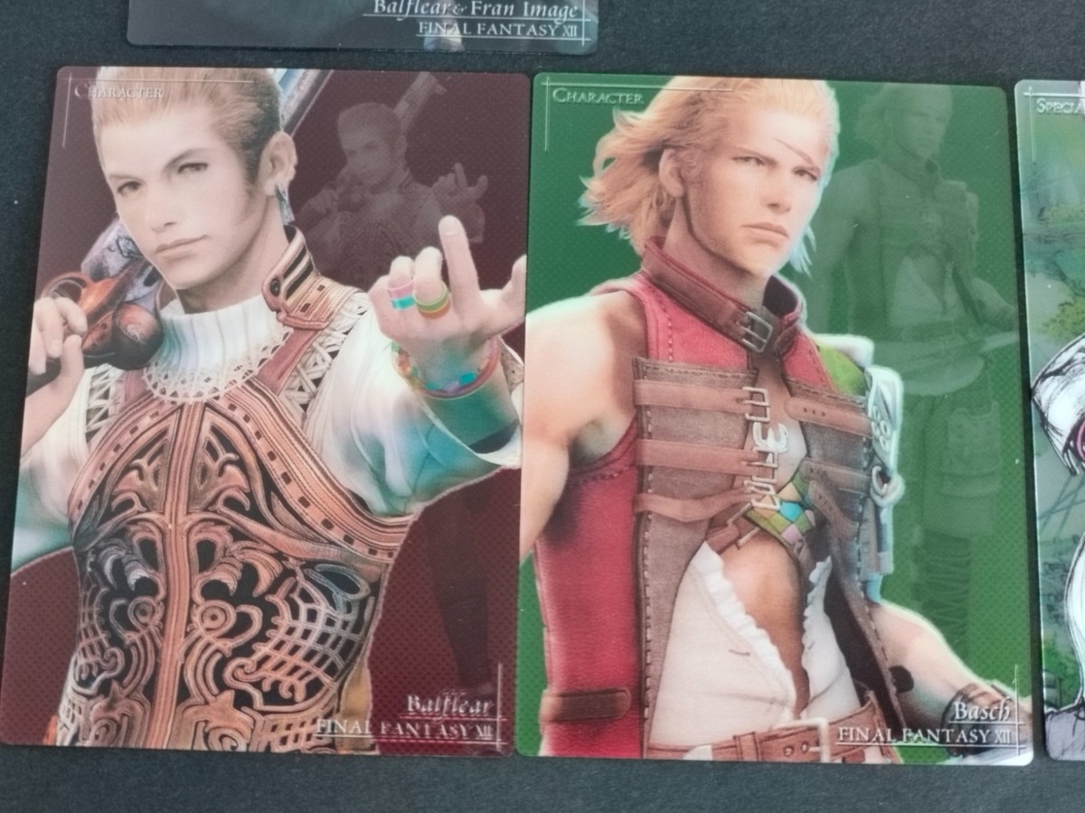 Final Fantasy XII 12 Potion Premium Clear Card Lot 10 Vaan