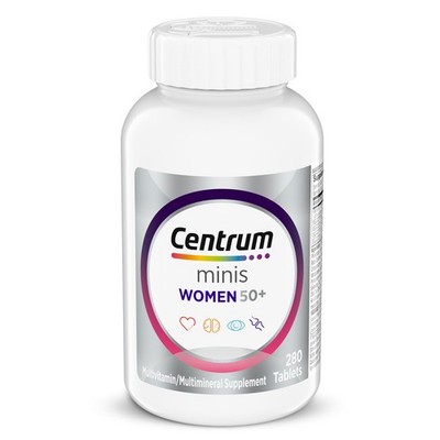 Centrum Minis Silver Women's Multivitamin for Women 50 280 Count (Pack of 1) 