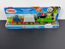Thomas  Friends Talking Percy Motorized Toy Train Battery Engine Fisher-Price