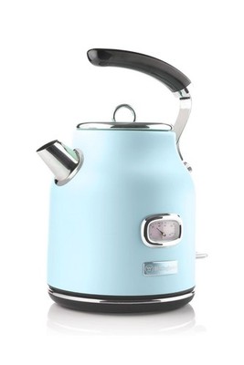 Westinghouse Wasserkocher Retro Serie 1,7 L, 2200 W, 360° Basis, Blau, B-Ware