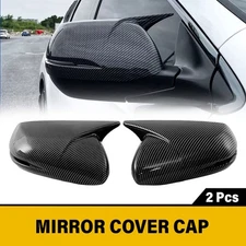 Rearview Mirror Cover Wing Cap Overlay Gloss Black For Honda CRV CR-V 2017-2020