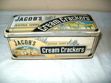 vintage jacobs cream craker tin