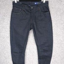 G-STAR WOMEN'S JEANS ARC 3D BOYFRIEND W28 L32 DARK BLUE RAW DENIM ITALY NEW 